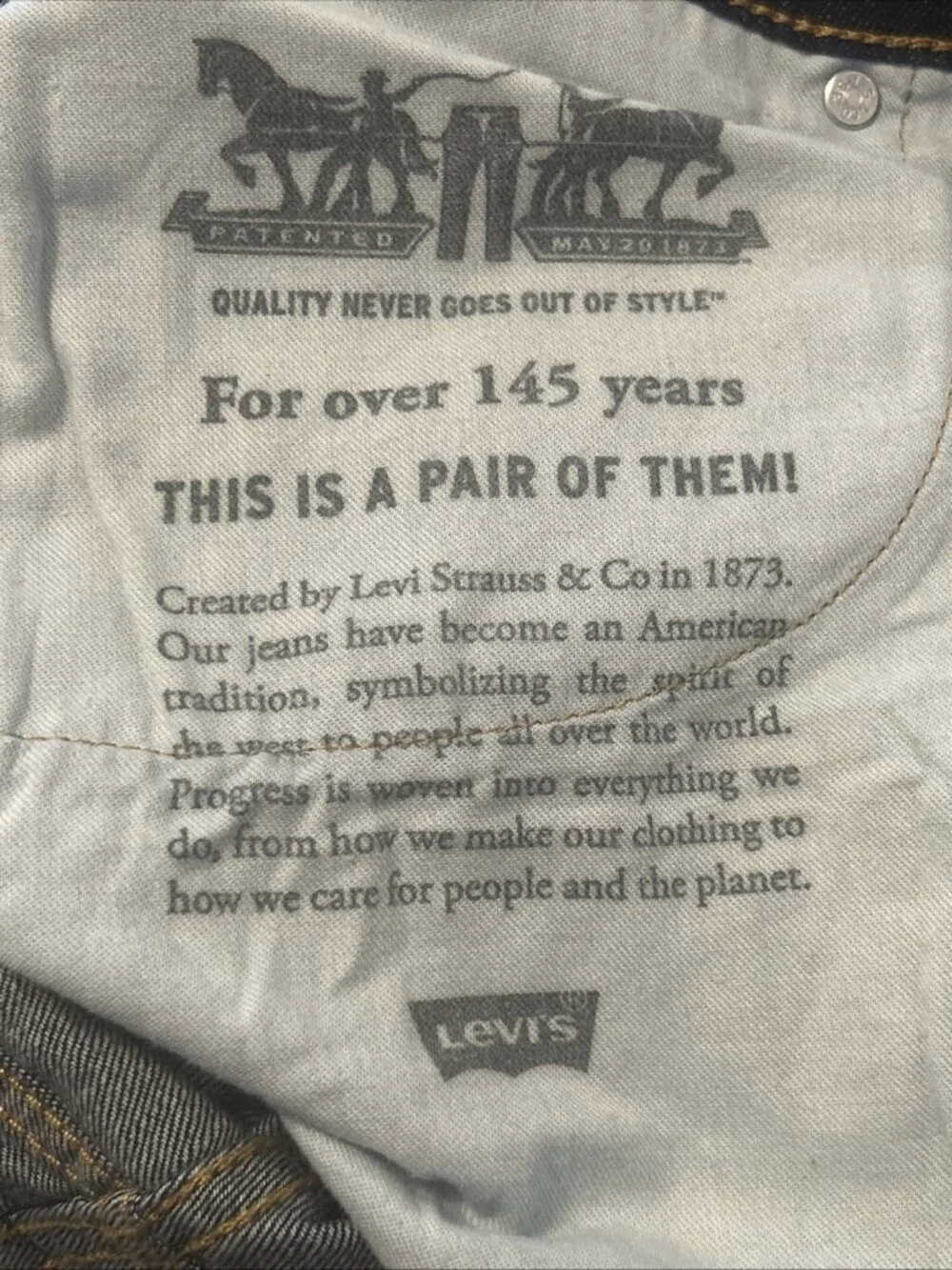 Levi’s 541 Athletic Taper Jeans Men’s 36x32 Dark Wash Pants
